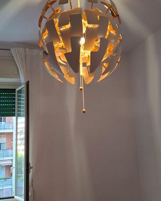 Lampada IKEA PS 2014 GIGANTE (52cm)- Bianco e Rame
