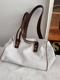 Borsa Astor Bag Leonardo Masi bianca e marrone