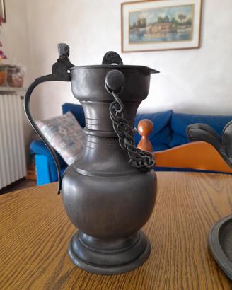 articoli antichi in peltro