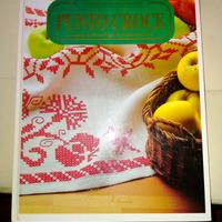 Punto croce libro enciclopedia pratica disegnata 