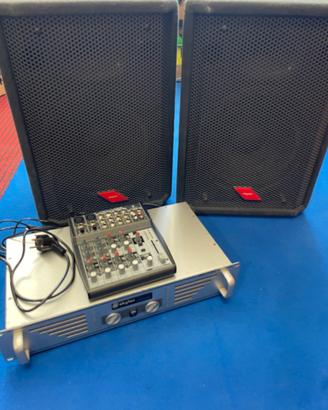 Casse audio impianto completo proel