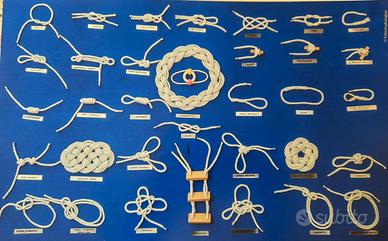 Quadri nodi marinari fatti a mano