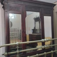 Camera da letto anno 1900 legno pregiato antico