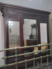 Camera da letto anno 1900 legno pregiato antico