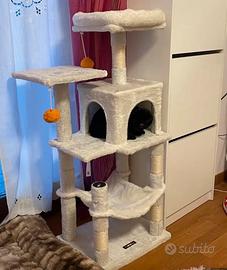 Tira graffi per gatti bianco