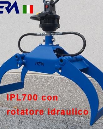Pinza Legna 70cm IPL700 con rotatore idraulico
