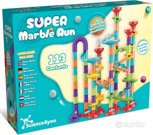 Super Pista per Biglie per Bambini-Biglie Incluse