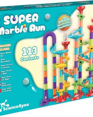 Super Pista per Biglie per Bambini-Biglie Incluse