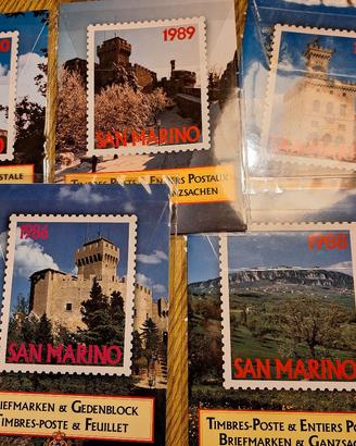 Francobolli San marino annate complete