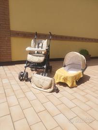 🍼  Passeggino Trio CAM Combi Tris – Beige Sabbia 