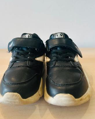 Scarpe bambino 32 nere velcro comode sport