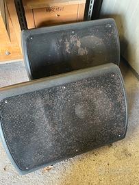 Casse audio attive 400+400 w