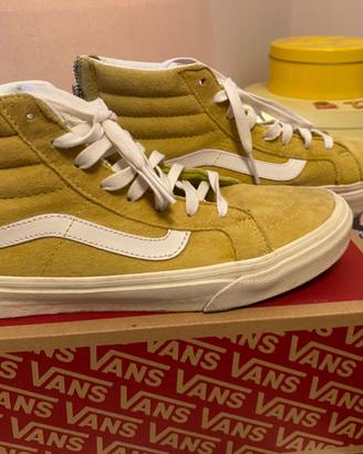 Vans camoscio giallo n. 40
