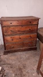 Antico comò da ripulire