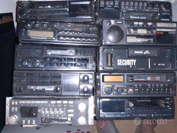Autoradio  varie marche Philips,  Sony, 10 pezzi