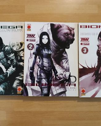 Biomega Volumi 1-2-3 Planet Manga - prima edizione