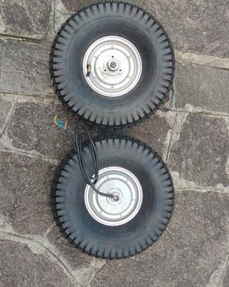 coppia ruote 48v