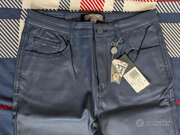 DONNA Pantalone Camomilla 46 blu marino