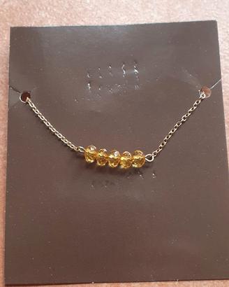 Braccialetto Cavigliera con Perline Arancioni 🌟