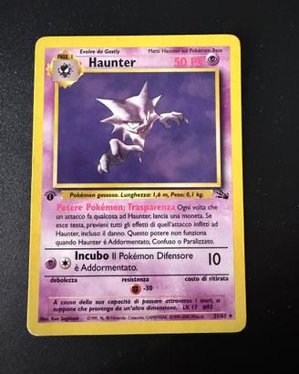 Carta Pokémon Haunter 21/62 - Set Fossil 1 ed