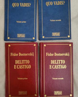 Collezione libri “Quo Vadis?” e “Delitto e Castigo