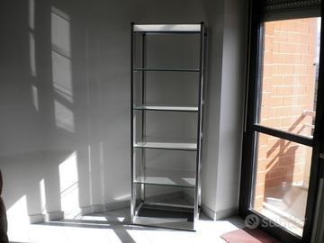 Vetrinetta a vista di acciaio e cristallo