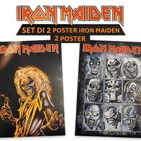 set 2 poster Iron Maiden Collection formato A3 