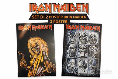 set 2 poster Iron Maiden Collection formato A3 