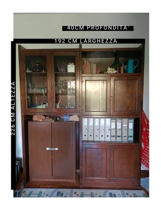 mobile libreria/credenza in legno
