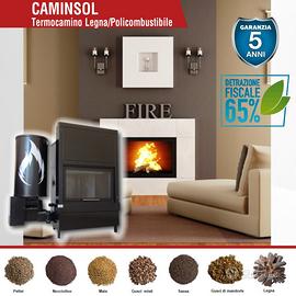 Termocamino Legna - Pellet CaminSol Br