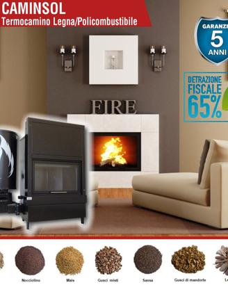 Termocamino Legna - Pellet CaminSol Br
