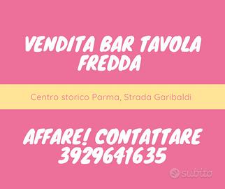 Vendita bar tavola fredda