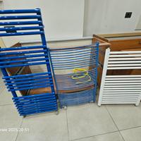3 termoarredi completi di valvole 