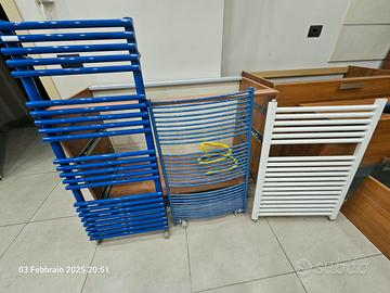 3 termoarredi completi di valvole 