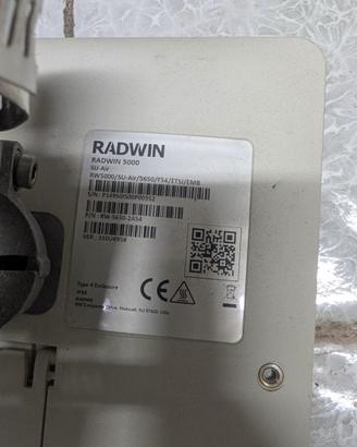 Kit Radwin RW5000 SU-Air 5650 + PoE + Staffa