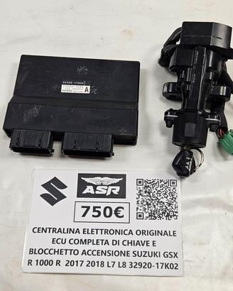 CENTRALINA ELETTRONICA ECU ORIGINALE COMPLETA PER 