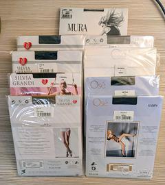 Set di 9 collant di vario tipo