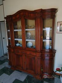 Credenza, cristalliera 4 ante