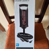 Intex * pompa manuale double Quick II nera nuova