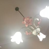 Lampadario fiori