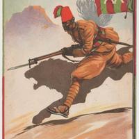 Cartolina "Ventennio" XX Battaglione Eritreo 1937