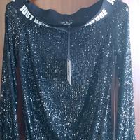 camicetta di paillettes 