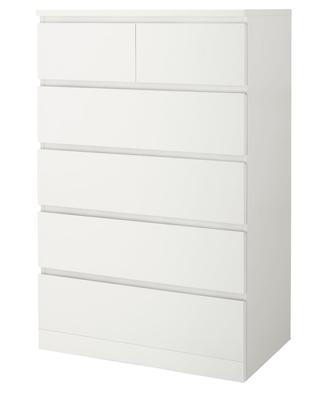Ikea Malm 6 cassetti