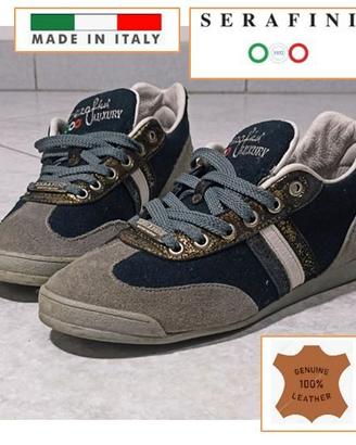 Sneakers Serafini Luxury n.38 leather shoes Pelle