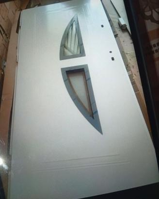 porta compatta per esterno doppio vetro