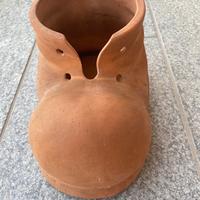 Scarpone in terracotta Vintage