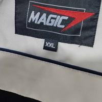 giubotto bicolore  con cappuccio  xxl