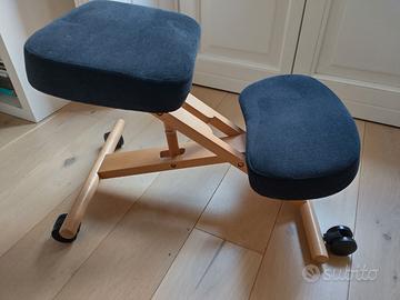 Sedia ergonomica svedese nero