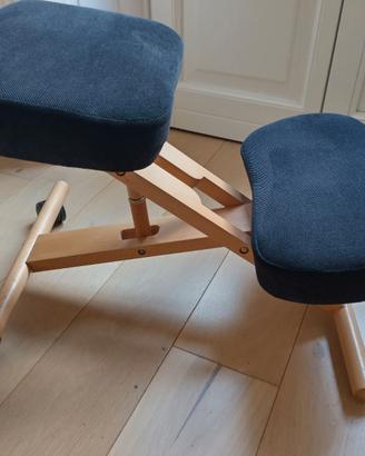 Sedia ergonomica svedese nero