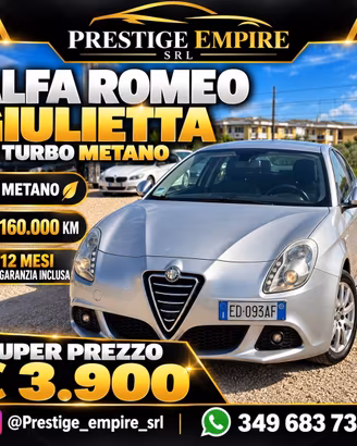 Alfa Giulietta 1.4 Turbo 120 CV Metano 3.990€